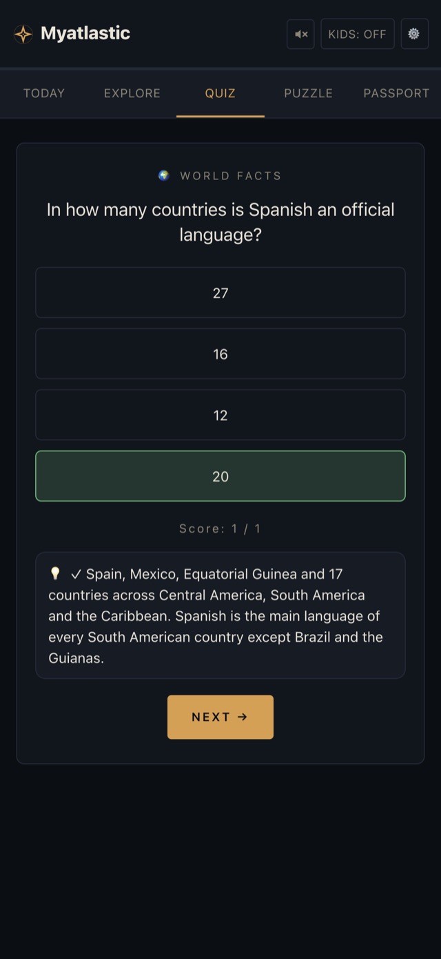 A world-facts question with the answer and explanation